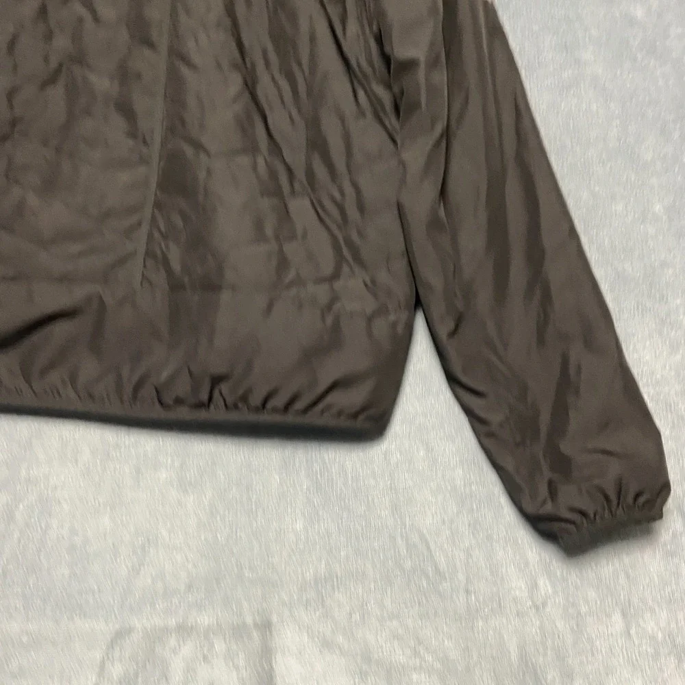 Nike Running Jacket Mens Large Black Hooded Long Sleeve Full Zip Therma Fit